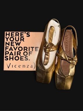 NIB | Vicenza Bow Mary Jane Flats 
size US 8/ EU 39